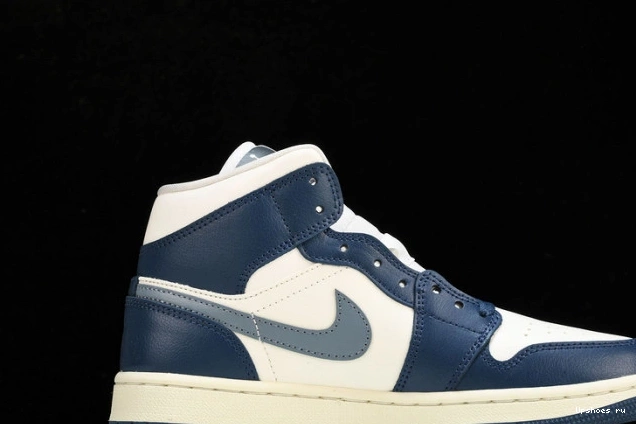 Air Mid Jordan 1  Blue BQ6472-414  French 0316